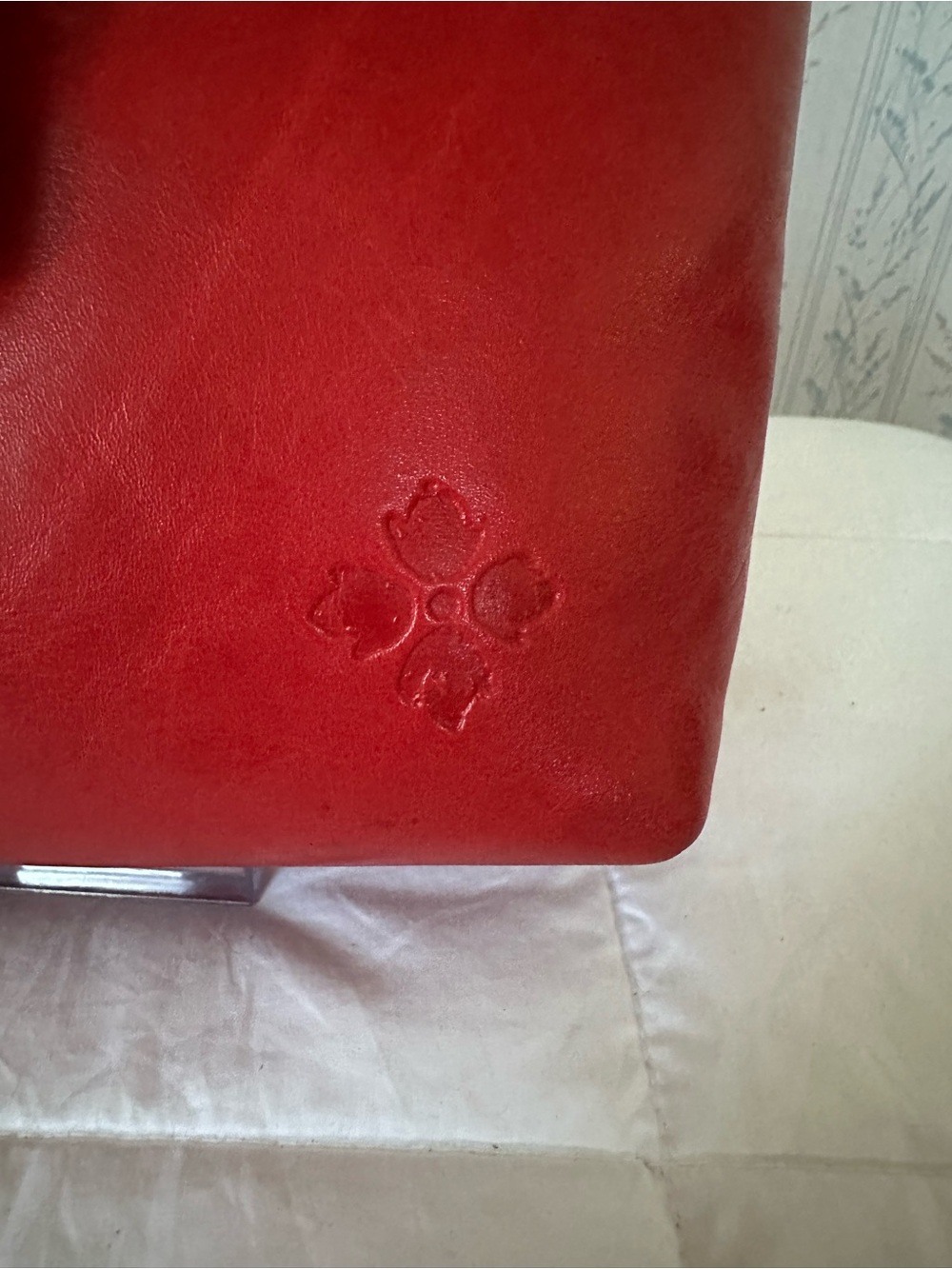 Patricia Nash Red Leather Backpack - Picture 3 of 14